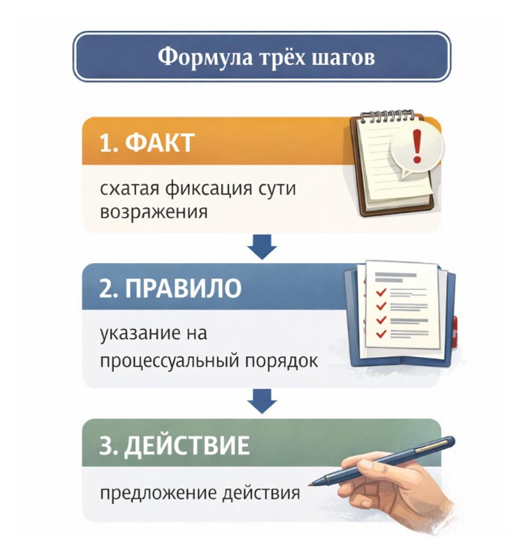 Формула трех шагов