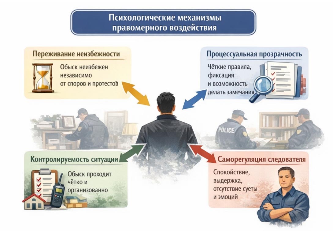 Психологические механизмы правомерного воздействия